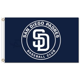 Custom cheap MLB San Diego Padres 3'x5' polyester flags sign