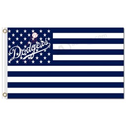 Custom cheap MLB Los Angeles Dodgers 3'x5 polyester flags stars stripes