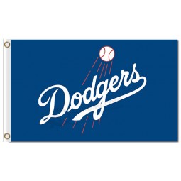 Custom cheap MLB Los Angeles Dodgers 3'x5 polyester flags logo