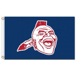 Personnalisé pas cher mlb atlanta braves 3'x5 'polyester drapeaux logo