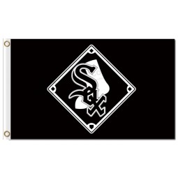 Wholesale custom cheap MLB Chicago White Sox 3'X5' polyester flags