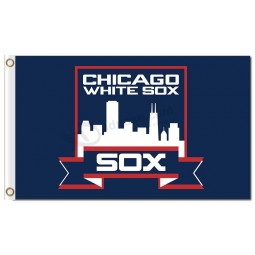 Wholesale custom cheap MLB Chicago White Sox 3'X5' polyester flags