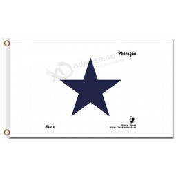 Wholesale custom high-end MLB Houston Astros 3'x5' polyester flags star pentagon