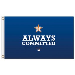 Wholesale custom high-end MLB Houston Astros 3'x5' polyester flags always committed