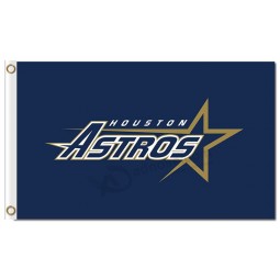 MLB Houston Astros 3'x5' polyester flags team name and star