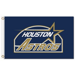 MLB Houston Astros 3'x5' polyester flags team name and star
