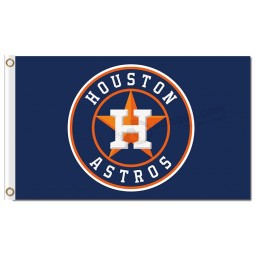 MLB Houston Astros 3'x5' polyester flags blue banner