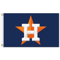 MLB Houston Astros 3'x5' polyester flags capital H
