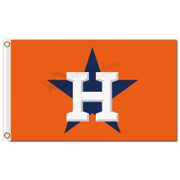 MLB Houston Astros 3'x5' polyester flags capital H