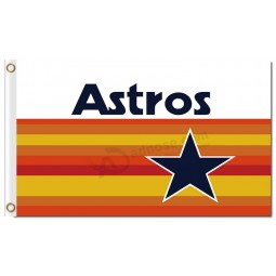 MLB Houston Astros 3'x5' polyester flags astros with star