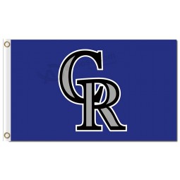 MLB Colorado Rockies 3'x5' polyester flags CR