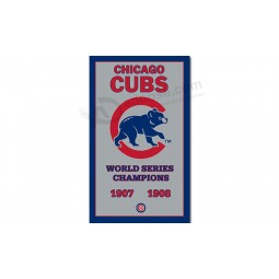 Wholesale custom cheap MLB Chicago Cubs 3'x5' polyester flag world series champions