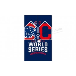 Wholesale custom cheap MLB Chicago Cubs 3'x5' polyester flag VS C