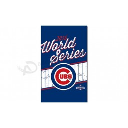 Wholesale custom cheap MLB Chicago Cubs 3'x5' polyester flag 2016 world series