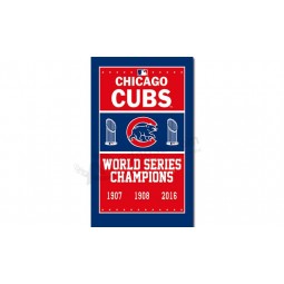 MLB Chicago Cubs 3'x5' polyester flag world series 3 years