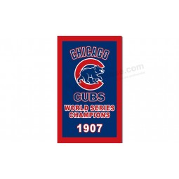 MLB Chicago Cubs 3'x5' polyester flag world series 1907