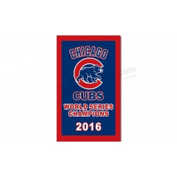 WholesaleMLB Chicago Cubs 3'x5' polyester flag world series 2016
