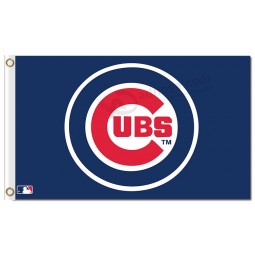 Mlb chicago cubs 3'x5 'логотип флага полиэстера