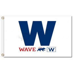 MLB Chicago Cubs 3'x5' polyester flag wave the W