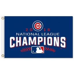 Mlb chicago cubs 3'x5 'polyester drapeau national league