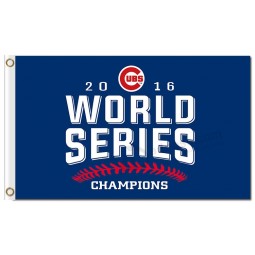 Mlb chicago cubs 3'x5 'polyester flagge welt serie