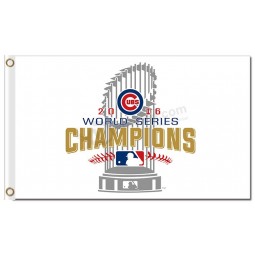 Mlb chicago cubs 3'x5 'poliestere flag champions