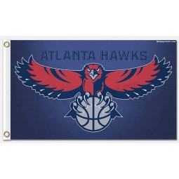 NBA Atlanta Hawks 3'x5' polyester flags for custom sale with your logo