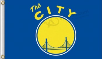 Golden State Warriors 3 'x 5' Polyester Flagge der Stadt für Großhandel personalisierte Gartenflaggen 