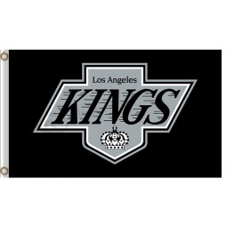 NHL Los Angeles Kings 3'x5'polyester flags black banner