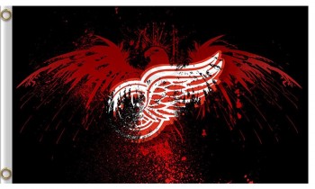 Nhl detroit red wings 3'x5'poligere in poliestere aquila volante