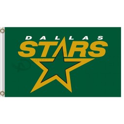 NHL Dallas Stars 3'x5'polyester flags wordmark