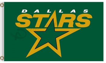 NHL Dallas Stars 3'x5'polyester flags wordmark