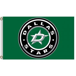 Nhl dallas stars 3'x5'polyester flags round logo