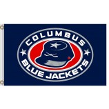 NHL Columbus Blue Jackets 3'x5'polyester flags hat with your logo