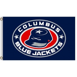 NHL Columbus Blue Jackets 3'x5'polyester flags hat with your logo