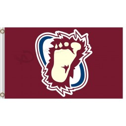 NHL Colorado Avalanche 3'x5'polyester flags big foot with high quality