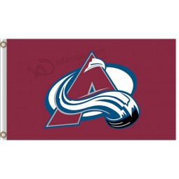 NHL Colorado Avalanche 3'x5'polyester flags with your logo