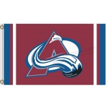 NHL Colorado Avalanche 3'x5'polyester flags column lines with your logo