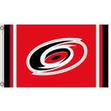 NHL Carolina Hurricanes 3'x5'polyester flags column stripes with your logo