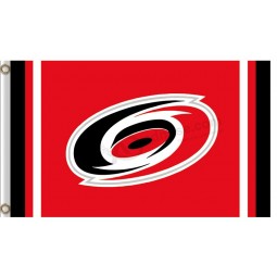 NHL Carolina Hurricanes 3'x5'polyester flags column stripes with your logo