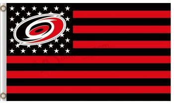 NHL Carolina Hurricanes 3'x5'polyester flags stars and stripes with your logo