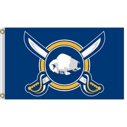 Custom cheap NHL Buffalo Sabres 3'x5' polyester flags