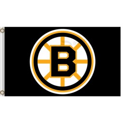 Custom high-end NHL Boston Bruins 3'x5' polyester flags capital B