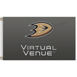 Wholesale custom high-end NHL Anaheim Ducks 3'x5' polyester flags virtual Venue