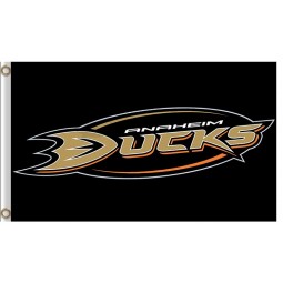 NHL Anaheim Ducks 3'x5' polyester flags black with your logo
