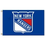 NHL New York Rangers 3'x5' polyester flags with blue logo