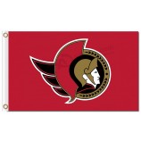 NHL Ottawa Senators 3'x5' polyester flags with your logo