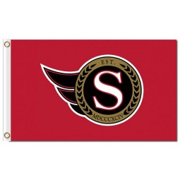 NHL Ottawa Senators 3'x5' polyester flags with your logo