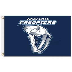 NHL Nashville Predators 3'x5' polyester flags skull