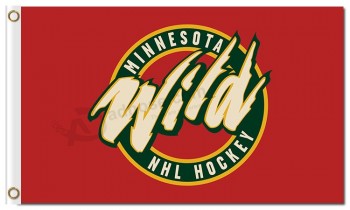 NHL Minnesota Wild 3'x5' polyester flags wild